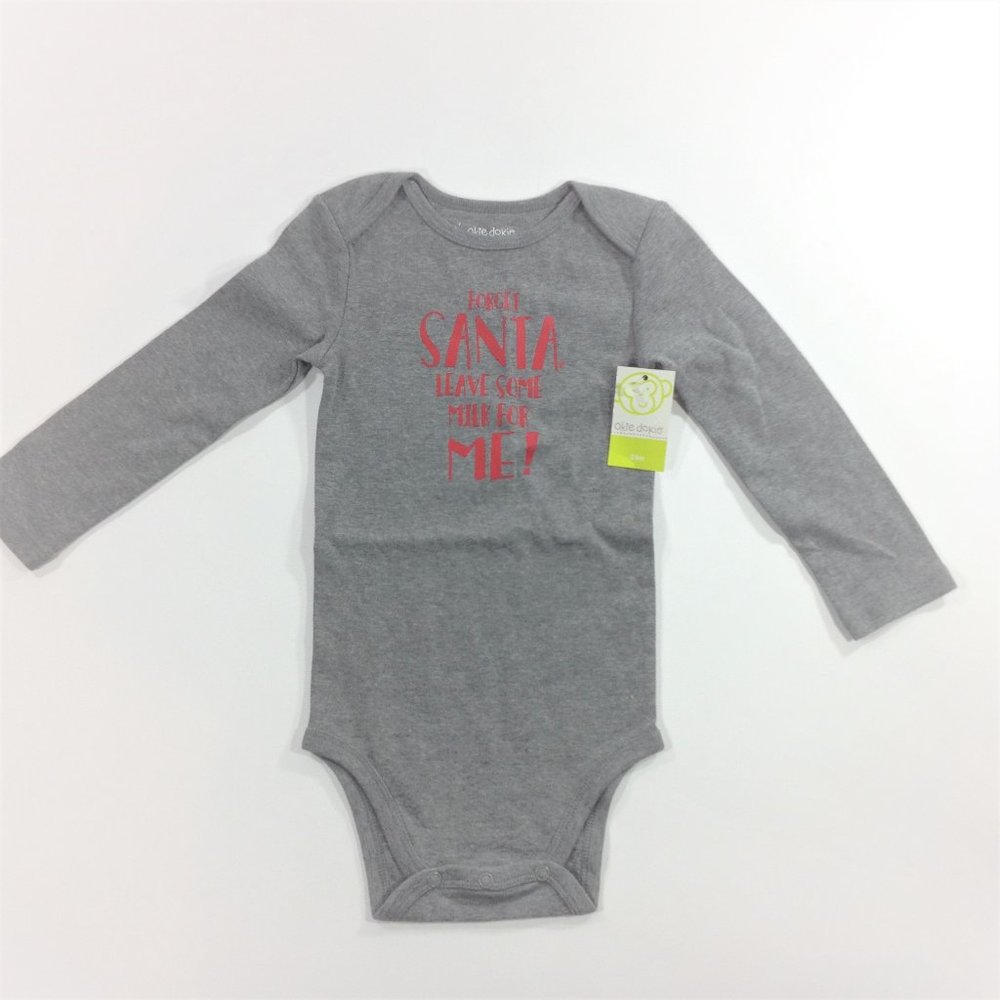Okie Dokie 24 months Santa Christmas Onesie